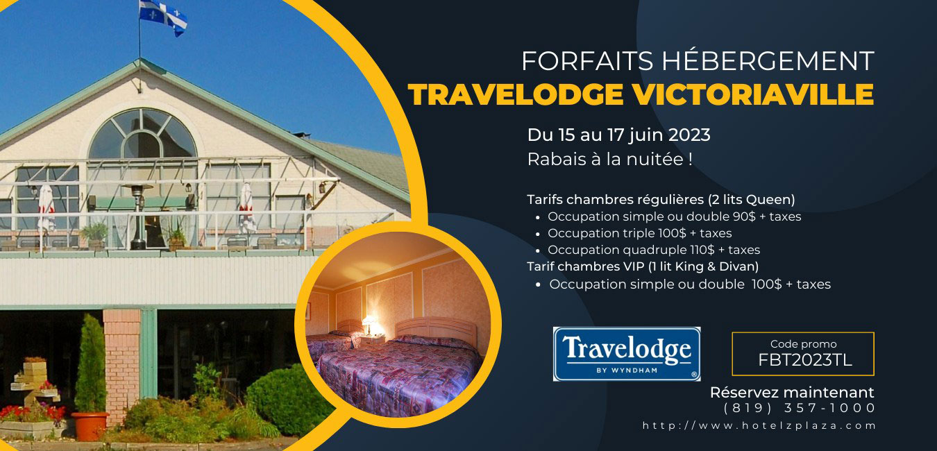 Hébergement - Travelodge Victoriaville