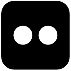 39594 flickr logo variant of two dots in a rounded square icon vector icon vector eps2